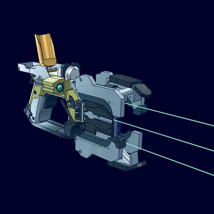 力工ル兵 V Twitter アイザックさんだよ プラズマカッターの設計図を元に少し緻密に作成したよ リロードも少し再現してみたよ アイザックさんだよ Deadspace Plasmacutter デッドスペース プラズマカッター