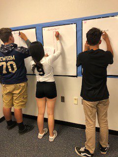 BrittonClass's tweet photo. Omar Lopez's math students experiencing how NASA engineers collaborate to problem solve! 360 math with all students thinking and talking about math!! #NASA360 @BurtonBulldogs @BurtonSchools #collaborate #BurtonStory @omarlopez001 https://t.co/ilt6NjlN9D