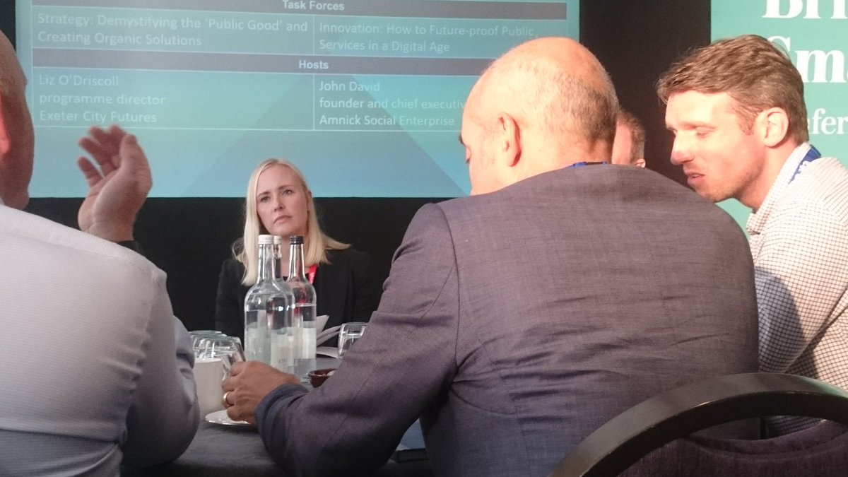 ExeCityFutures's tweet photo. "Cities cannot solely rely on grant funding to develop projects and initiatives for #publicgood. They need to be able to run sustainably & long term into the future, so we need an innovative approach to business modelling, city funding and procurement processes" #TelegraphBSC https://t.co/iVHVfcK4Hf