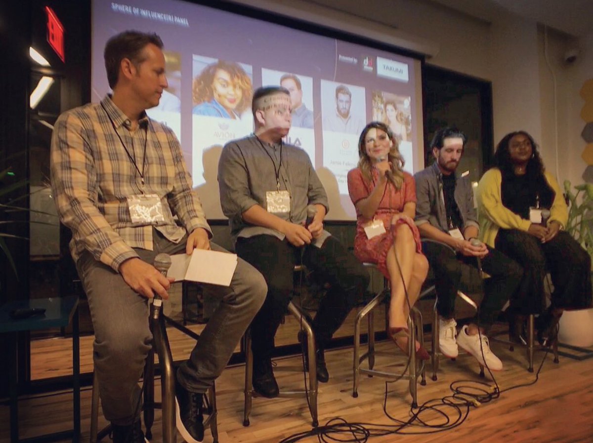 Thank you <a href="/DigitalDUMBO/">Digital DUMBO</a> and <a href="/TakumiHQ/">Takumi</a> for having me on this great pannel last night at <a href="/WeWork/">WeWork</a> Nomad. Great conversation. #DDInfluence #DigitalDumbo #InfluencerMarketing #SocialMedia || Image via <a href="/dgrreen/">Daniel Green</a>