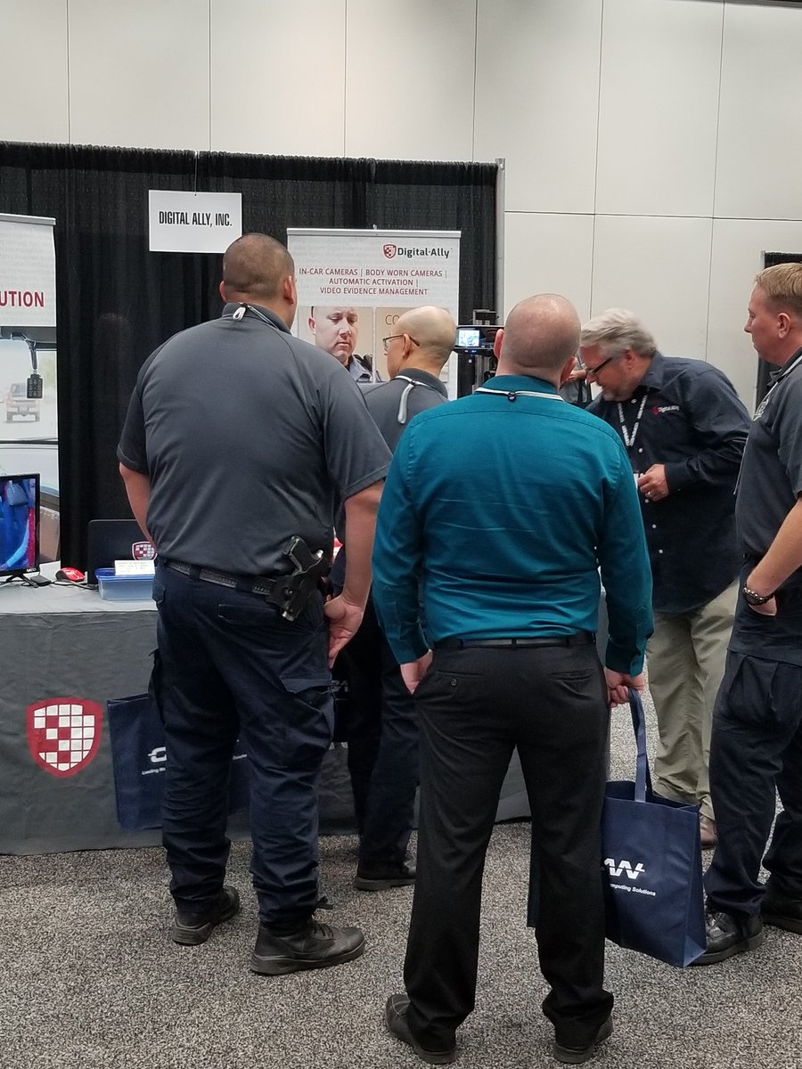 DigitalAllyInc's tweet photo. Last day to see Digital Ally at #COPSWEST! How do you provide your department with ultimate liability protection and evidence recording capabilities? #CaptureTruth https://t.co/qB5yS0CFeL