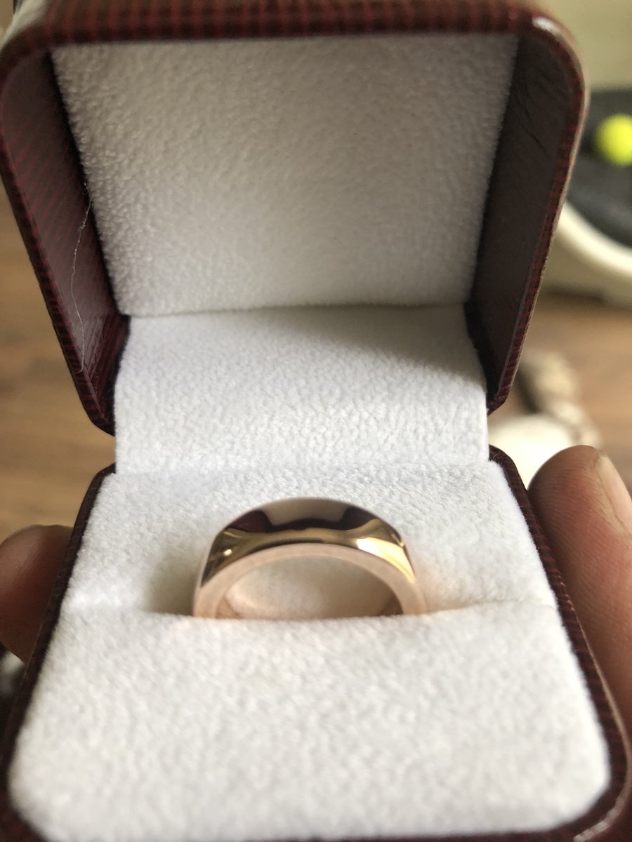 Hand made gold ring number two,.. made for my Sons 18th birthday! #handmade #gold #Ring #18th