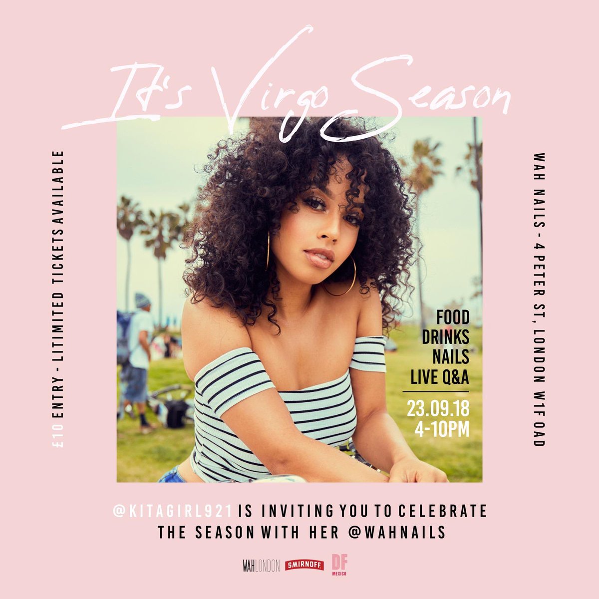 WAH QT <a href="/NakitaJofficial/">Nakita Johnson</a> is taking over WAH on Sunday to celebrate Virgo season♏! Get your ticket here eventbrite.co.uk/e/its-virgo-se… 💓

#virgoseason