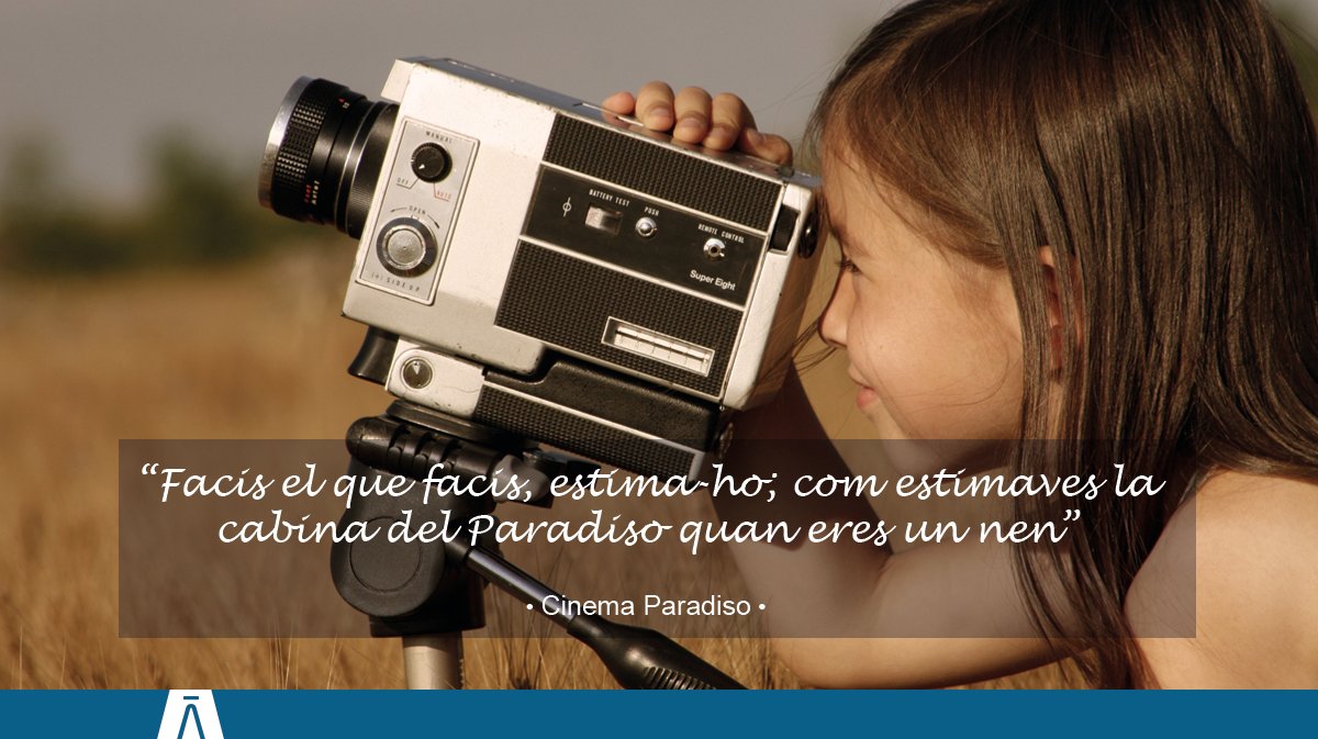 AltimaSF's tweet photo. Un passeig bell i nostàlgic per la #vida, des de la infància fins a la maduresa, és el que fem amb #CinemaParadiso, pel·lícula que aquest any celebra el 30 aniversari. #Avuirecordem una de les frases d'aquesta gran història d'amor pel #cine https://t.co/TgsLCRbCCj