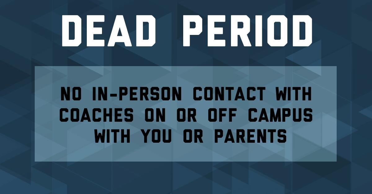 Is your sport in a dead period? Check our recruiting calendars and definition of recruiting terms on our website: on.ncaa.com/2lSIZJA
