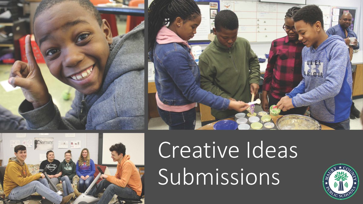 MauryCoSchools's tweet photo. We are interested in creative ideas to make Maury County Public Schools a better place for students, families, staff, and the community! This is open all year, so come back frequently and add more ideas!
https://t.co/xZVTXnjea4 https://t.co/QjXS5bz7k7