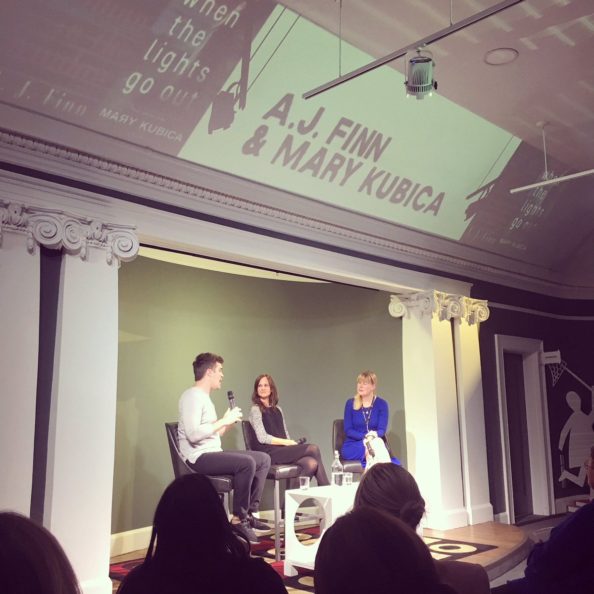 KristaOlsen8's tweet photo. Great event last night with @MaryKubica and @AJFinnBooks! Thanks for sharing more about your work and publishing journey. A peeeerfect warm-up for Wordfest! @Youngblut @WordfestTweets @HarperCollinsCa @calgarylibrary https://t.co/WI8ArFD1n9