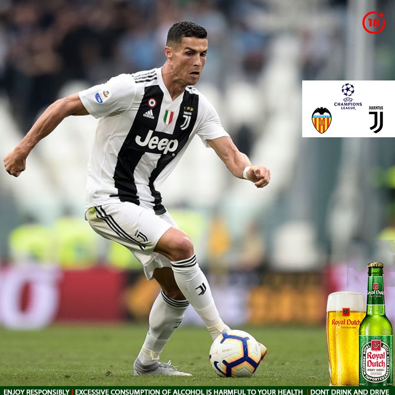 RoyalDutchUG's tweet photo. Who is winning tonight as Juventus takes on Valencia? #EnjoyTheMoment https://t.co/zqLDWwuqqQ