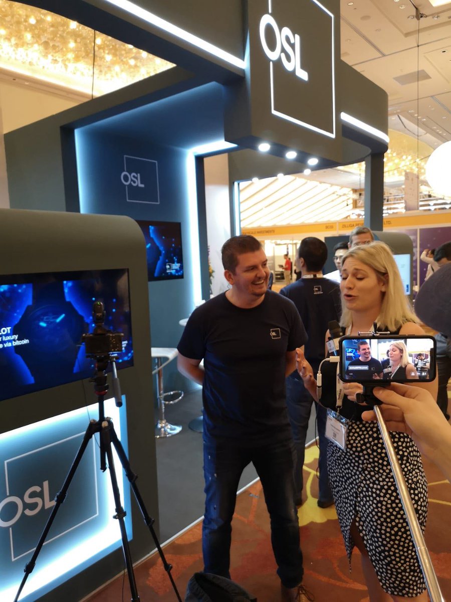 osldotcom's tweet image. We had a great outing at #ConsensusSingapore day one. More to come tmr, see you at booth 41!
#ConsensusSG #Consensus2018 #blockchain #coindesk #brokerage #digitalassets