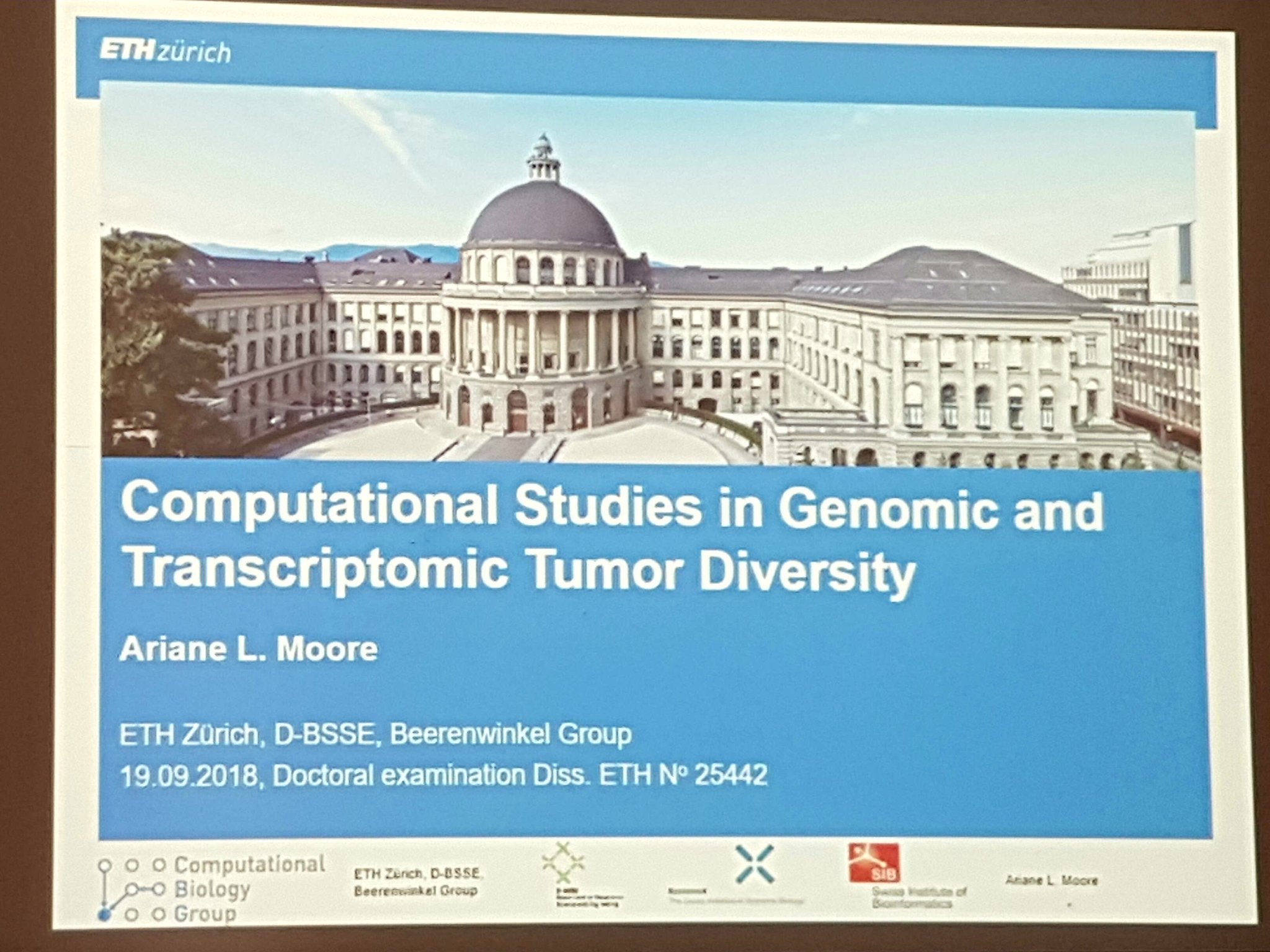 Cbg Eth Zurich On Twitter Congratulations To Cbg Member Ariane Moore For Passing Her Phd Defence Today Firsttweet
