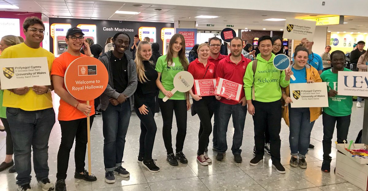<a href="/HeathrowAirport/">Heathrow Airport</a> is buzzing with UK universities collecting hundreds of international students today. Such a great atmosphere! 🌍🌏🌎#WeAreInternational #UKeducation #YouAreWelcomeHere