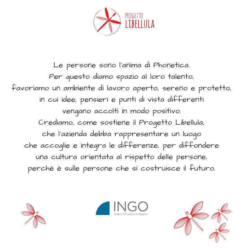 zs_zetaservice's tweet photo. Con il #ProgettoLibellula crediamo che le aziende siano luoghi in cui le differenze si debbano unire per dare vita a un proficuo incontro tra culture e punti di vista
Unisciti al primo network di aziende contro la violenza sulle donne, fai come @INGOSpA: https://t.co/rFXhrTG9Xd https://t.co/Asu3Bv2YJl