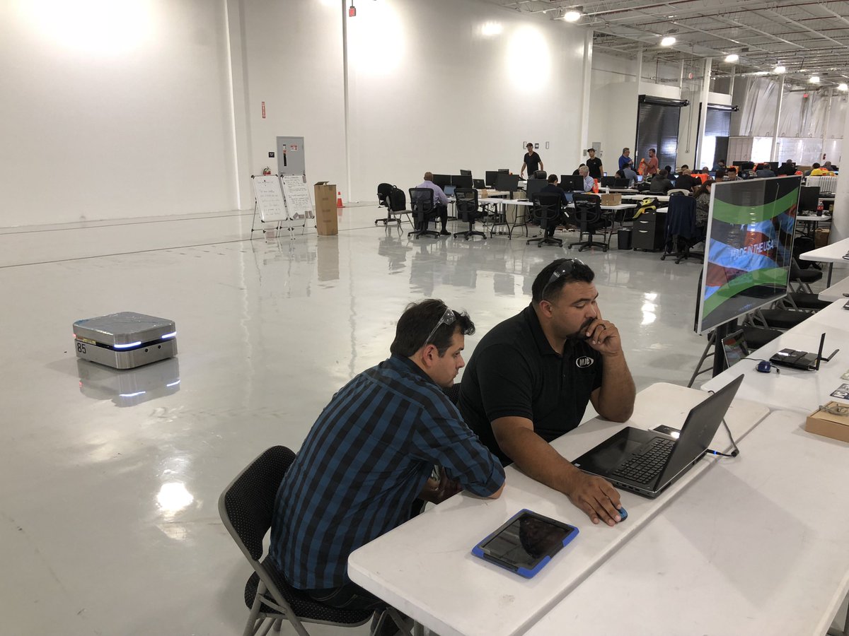MJCEngineering's tweet photo. MJC Robotics is presenting the OTTO 100 by Clearpath at Faraday today. The is the newest technology within autonomous Automated Guided Vehicles (AGVs) and meets Industry 4.0 standards. #Robotics https://t.co/knCeRVaWow