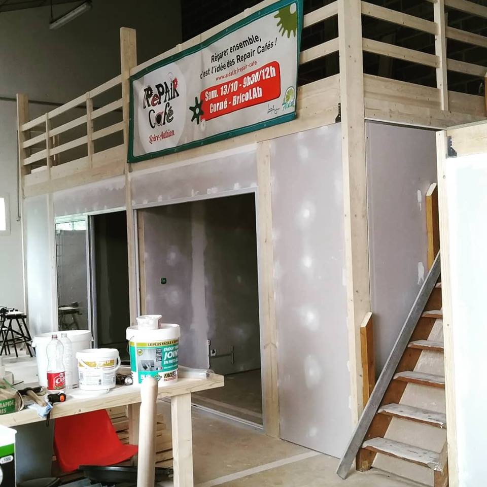 Changement de local pour le prochain Repair Café --> bienvenue au (futur) BricoLAb ! 🙂