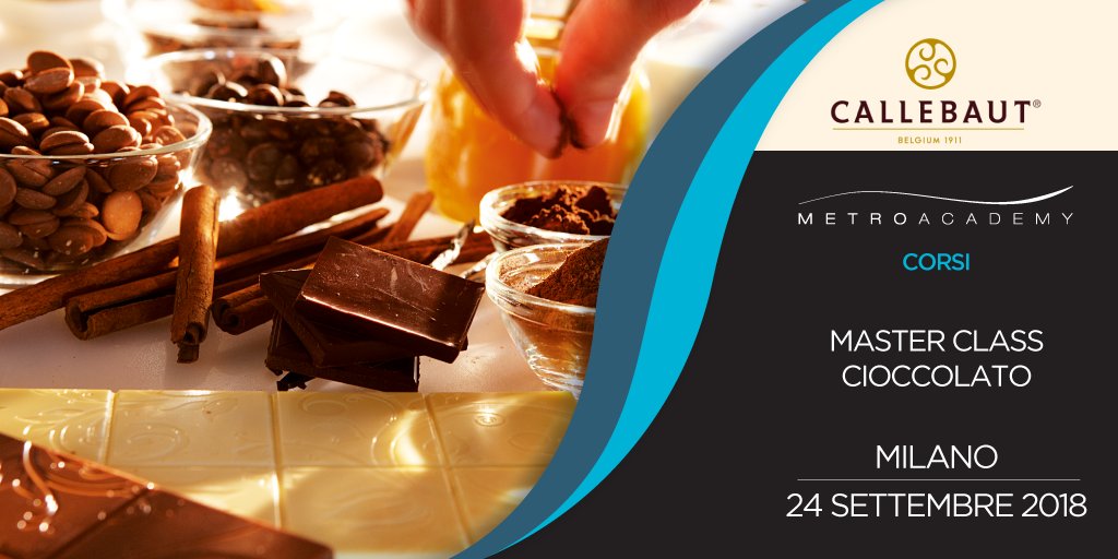 La cioccolata spiegata dai maestri! Partecipa al Master class tenuta da Callebaut in METRO Academy Milano il 24 settembre! Stay tuned: bit.ly/2LHRUsp