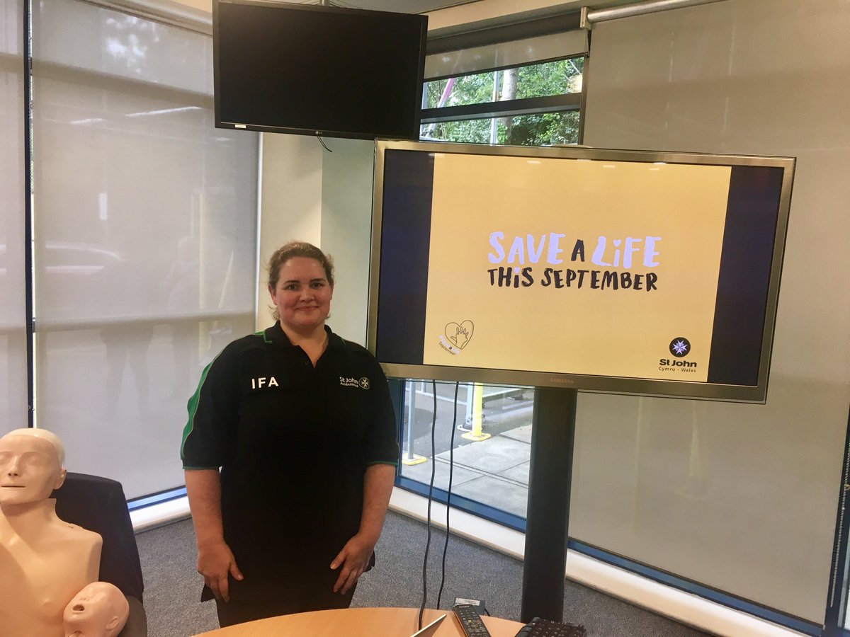 arvatoconnect's tweet photo. Thanks to @StJohnCymru for providing our #Swansea employees the opportunity to attend training sessions on how to save lives!#savealifeseptember #savealife #firstaid https://t.co/87CLANqOg7