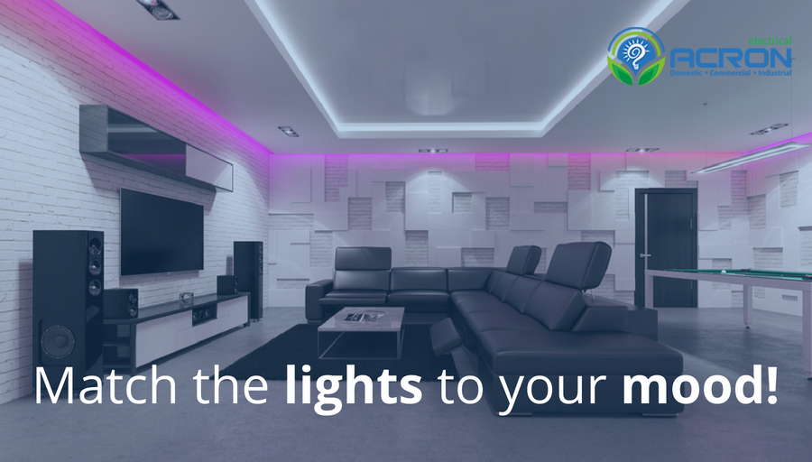 AcronElectrical's tweet image. What are some of the coolest things you can do with a home automation system? If you have adjustable lights you can set different colours and hues depending on your mood! Feeling blue? Now so is your house!