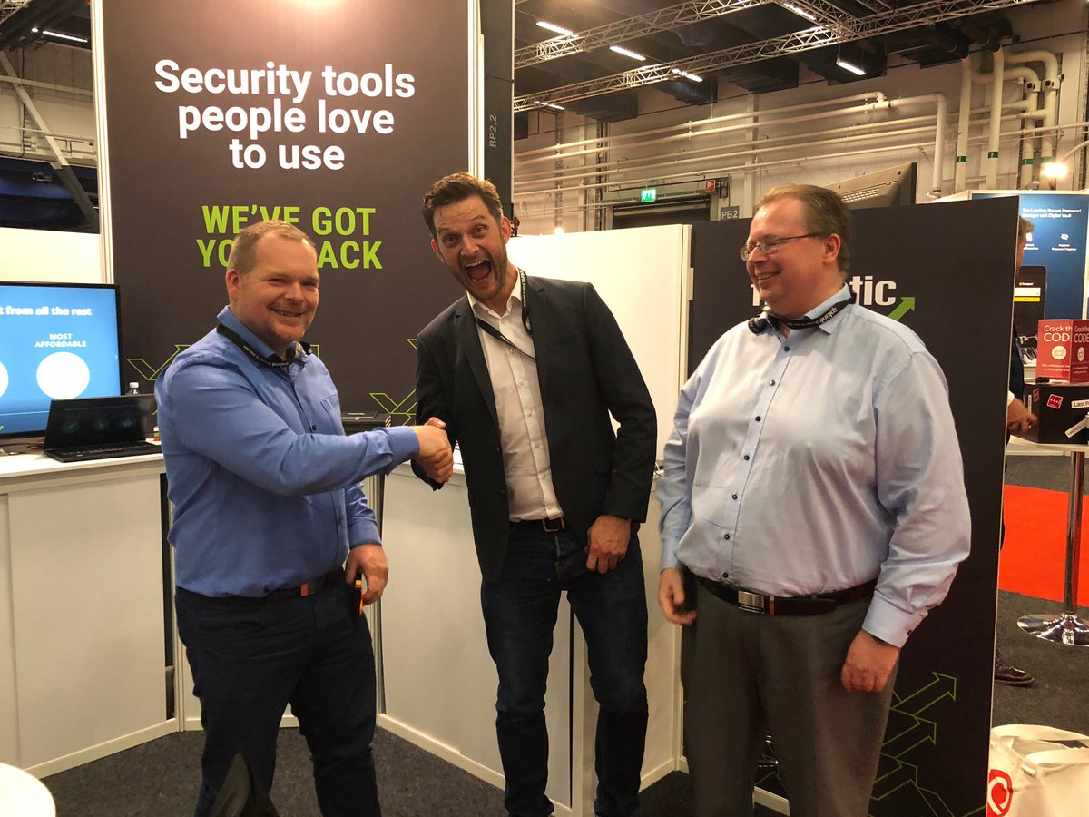 Thycotic's tweet photo. Today's #IPEXPONordic winner! Congrats on winning our £100 Amazon gift card for coming by our booth to learn more about Privileged Access Management. 🎉 https://t.co/ZUIT9soxKh
