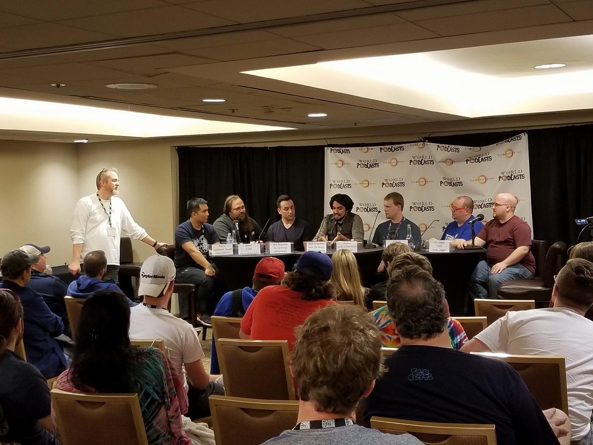ConBeforeStorm's tweet photo. We are excited to announce the @WorldOfPodcasts panels &amp; panelists for this year's event, presented by @MedievalTimesCA! In addition to these keep an eye on our social media feeds for additional World of Podcasts Activities taking place during October! https://t.co/MIj9bJeIMl https://t.co/WcWKIXCWDs