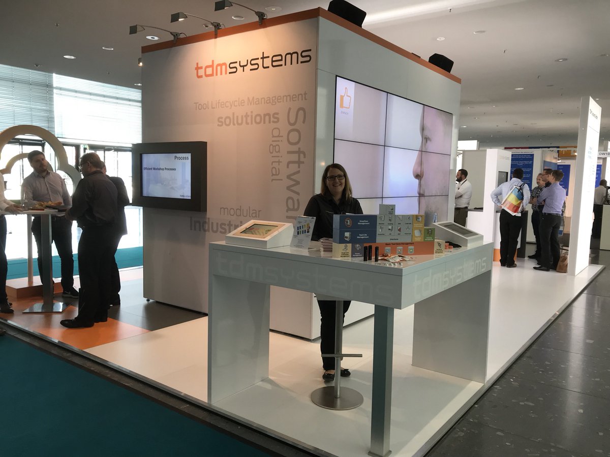 TDM_Systems's tweet photo. Day 2 of the fair is also going great. Many interested visitors and good conversations about our #ToolDataManagement systems #AMB18 https://t.co/28u6Uf3k7E