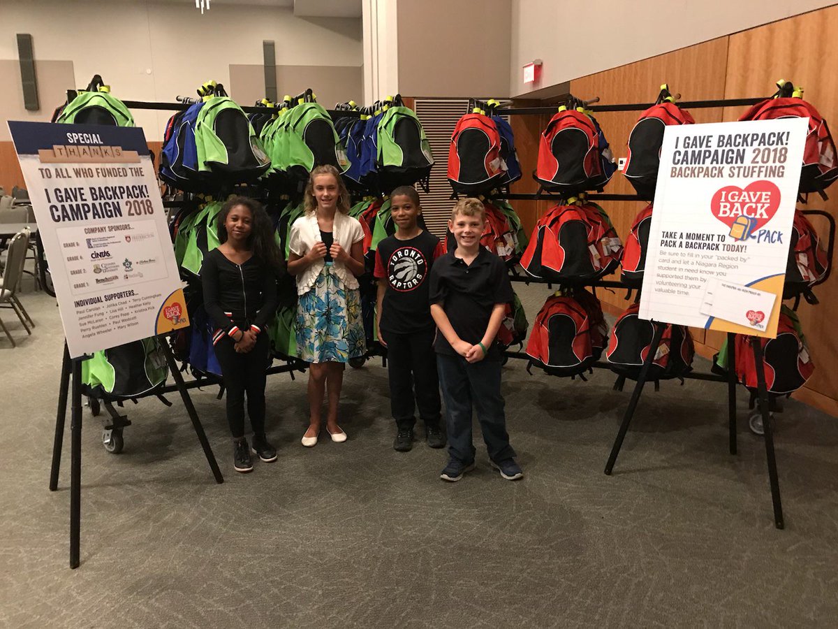HSPCanada's tweet photo. We have some special guests for our closing ceremony from Simcoe Street Public School in #Niagara to accept our #IGaveBackpack campaign donations #CSSEpdc2018 #csse2018pdc https://t.co/TtLDP7r5qi