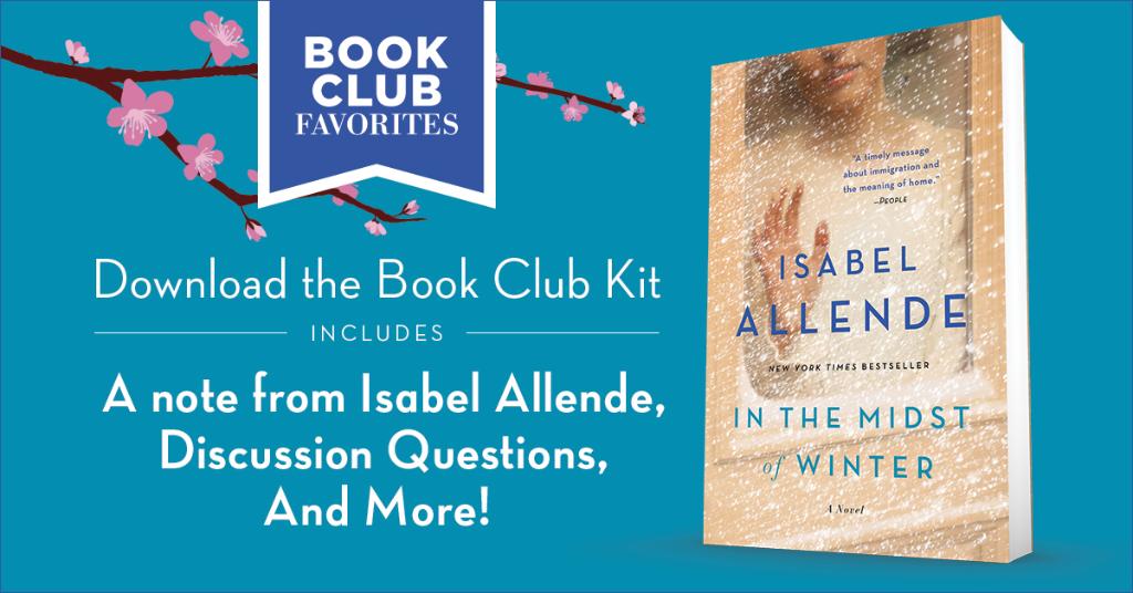 simonschuster's tweet photo. Need more resources for your #IntheMidstofWinter meetup? Check out our #bookclub kit here: https://t.co/AszuAwZJlw
#bookclubfavorites #isabelallende @isabelallende @AtriaBooks #reading #tbr #bookish #bibliophile https://t.co/Rxazp57qT8