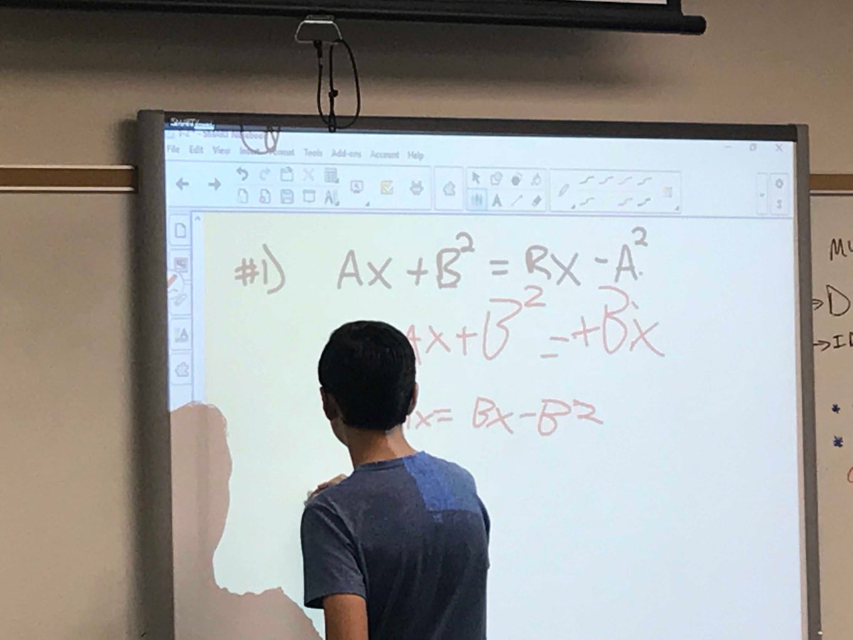 DrFinchDVUSD's tweet image. Preston is teaching Mr. Baxley’s Algebra II class at Boulder Creek High School ⁦@DVUSD⁩.  #MathHero #voluntold