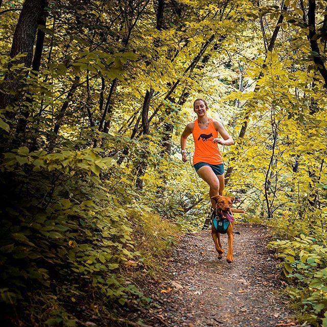 runyonusa's tweet photo. @michellethedoe takes our Neon Orange Logo Fitness Tank for a spin. #womencrushingitwednesday #runyonusa 📸 @runlongrun #runyonusa https://t.co/hMUxD1K9Z1