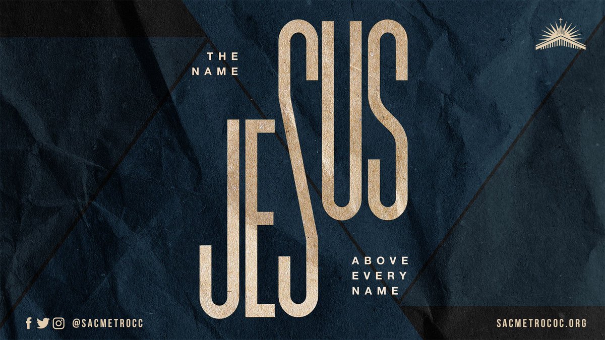 SacMetroCC's tweet photo. No other name can save. There is power in the name of Jesus. #nameaboveall #jesus #jesusislord #sacmetrocc https://t.co/jUhhLJUCv5