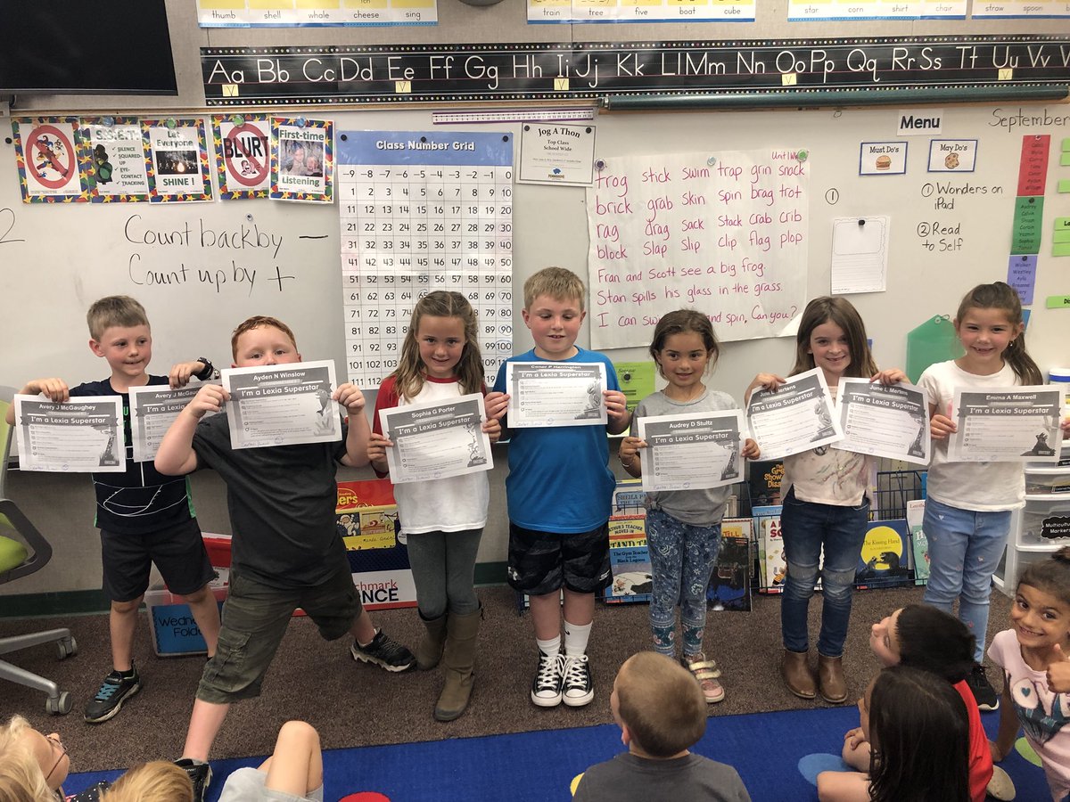 Celebrating passing Lexia levels!   Great job! <a href="/pennpanthers/">Penngrove Elementary</a> @MrsLaw10