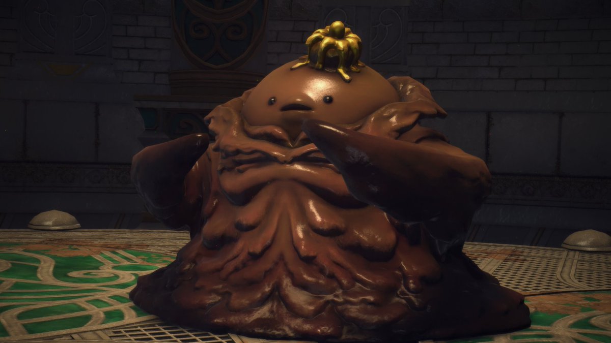 RFlucks's tweet photo. He's a goopy boy! Seriously, cutest FFXIV Boss ever! #ffxivsnaps #ffxiv #ff14 https://t.co/2BnTgJL3Jr