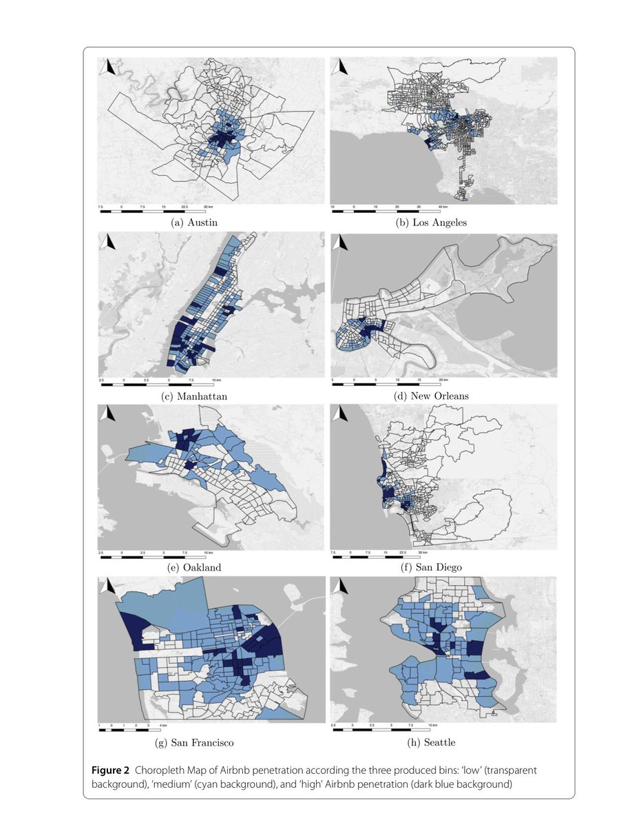 Hot from the <a href="/epj_ds/">EPJ Data Science</a> press:
Analyzing and predicting the spatial penetration of Airbnb in U.S. cities

“Airbnb’s spatial distribution in eight U.S. urban areas, in relation to both geographic, socio-demographic, and economic information”
epjdatascience.springeropen.com/articles/10.11…