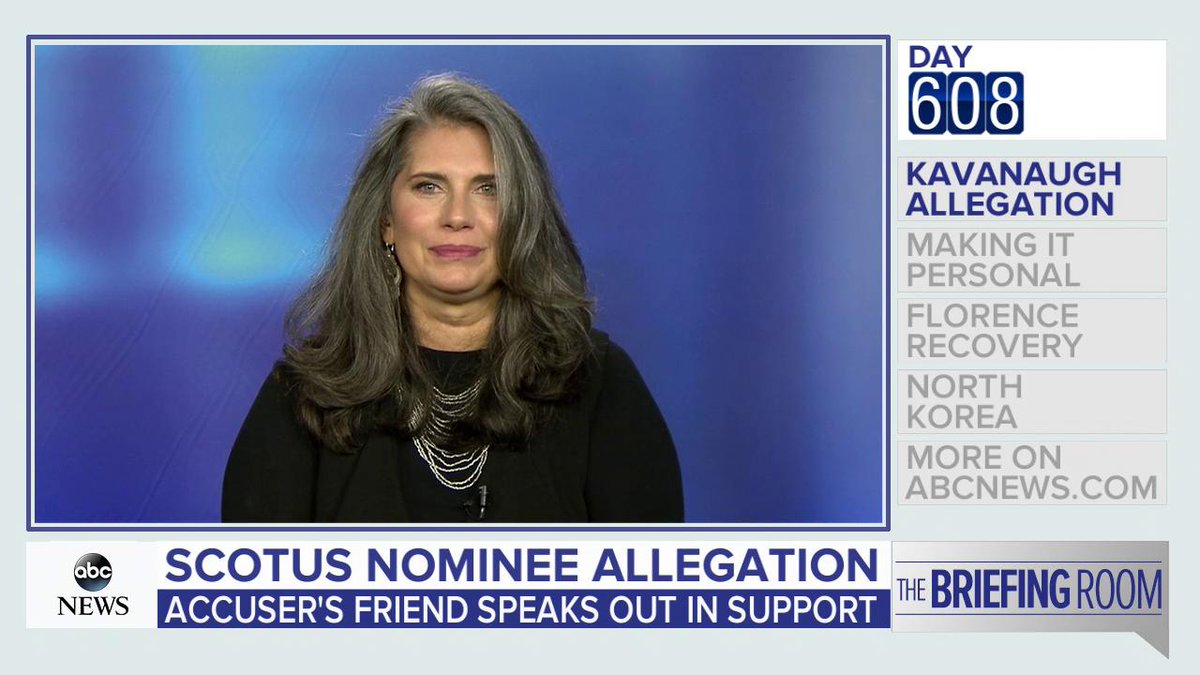 Abc News Politics On Twitter Samantha Guerry Who Has Known Christine Blasey Ford For 40 Years Responds To Sen Orrin Hatch Who Said Brett Kavanaugh Told Him That Ford Might Have Confused