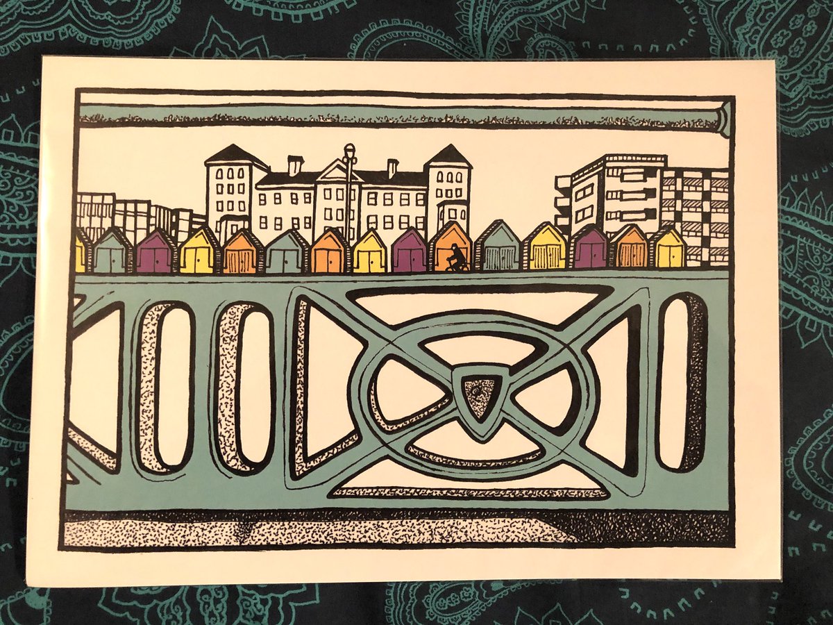 EmmaBennett29's tweet photo. It’s #Hove actually! This A4 sized print is now available. #art https://t.co/jWDk3Wazi2