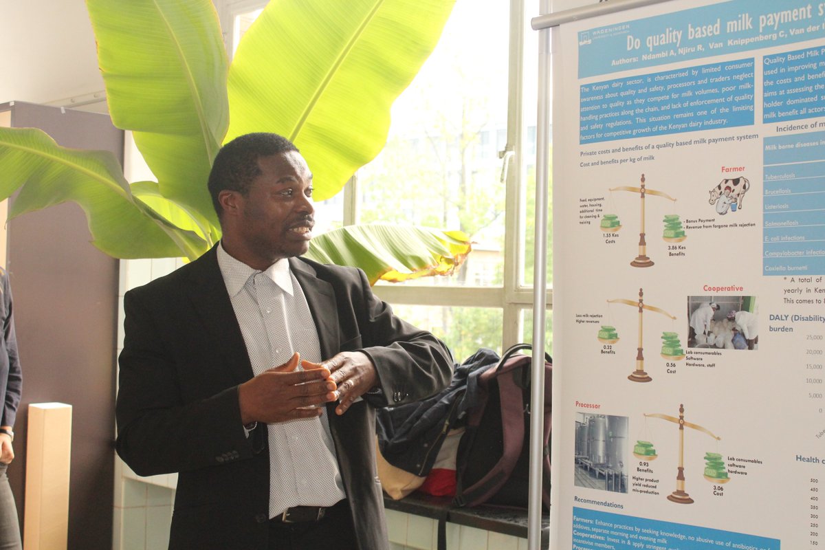 Tropentag 2018, Ghent -Belgium. Presentation from <a href="/3RKenyaProject/">3R Kenya</a>. Quality based milk payment systems, if well managed &amp; with suitable enabling environment, could play a significant role in improving milk quality in east Africa. <a href="/WURlivestock/">WUR Livestock</a> <a href="/sanneinkenya/">sanne</a> 3r-kenya.org/study-briefs/