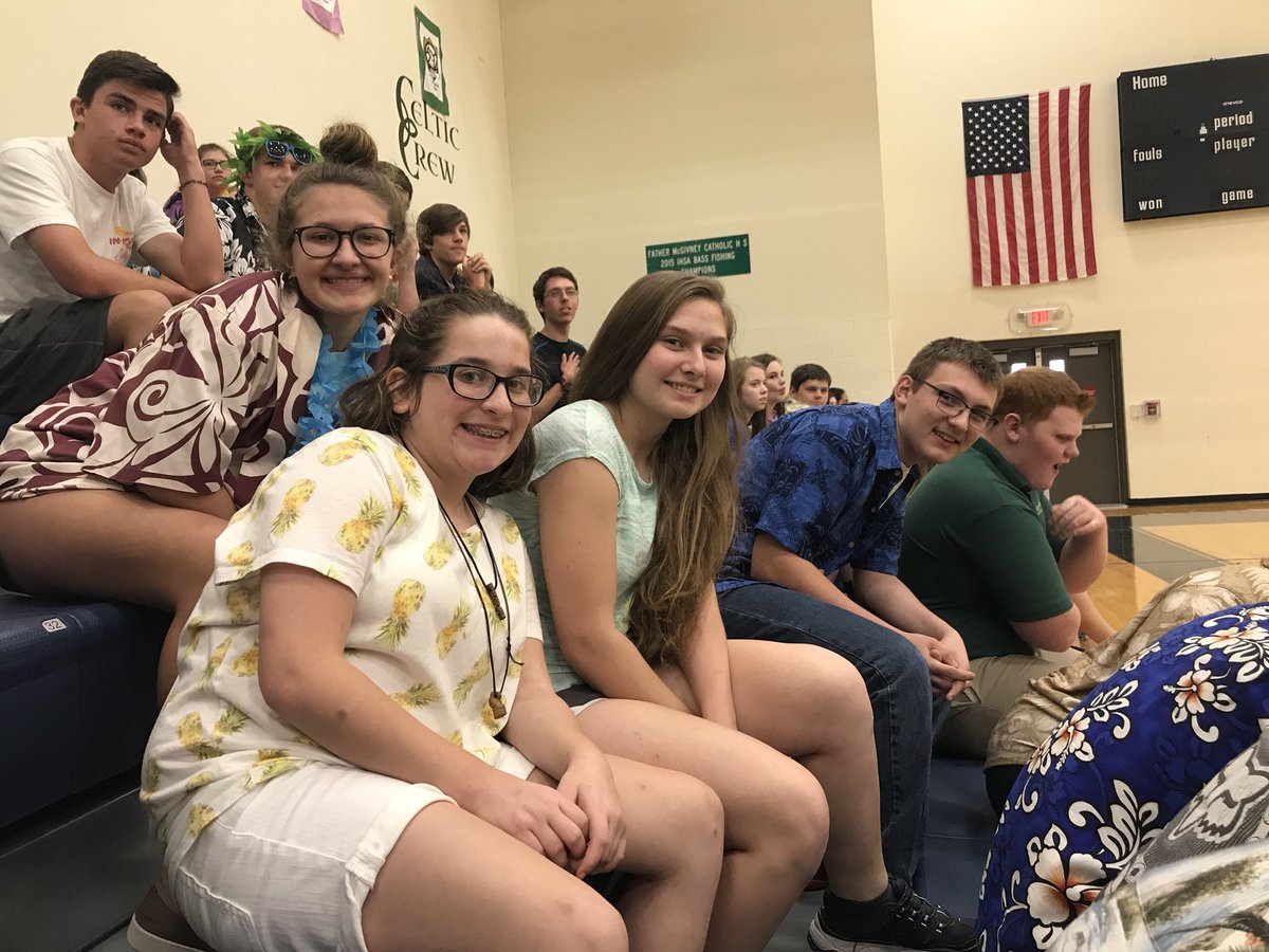 StRoseHouse's tweet photo. Community dodgeball games on Hawaiian day! #StRoseRocks #LuckytoBeLuke #FMCHS #HoCo2018 https://t.co/wbqPUEdGaI