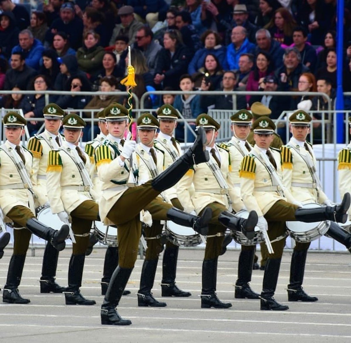 Военный парад в Чили парад, проходит, Сантьяго, военный, также, Обычно, армии, независимости, праздники, является, половине, торжественным, второй, окончанием, патриотические, воспринимают, двухдневного, единое, целое, прямом