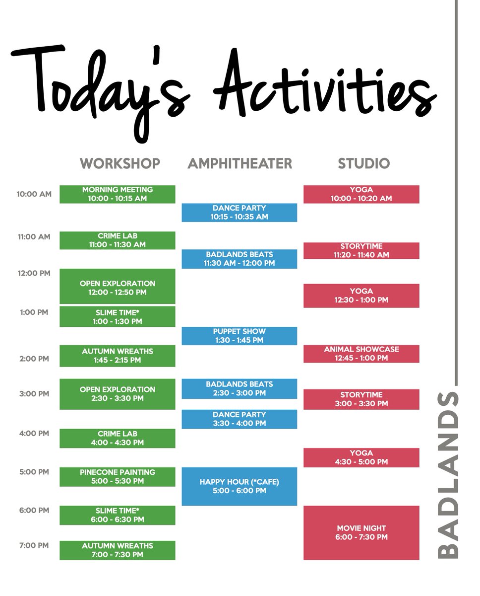 Badlands Playspace tweet media