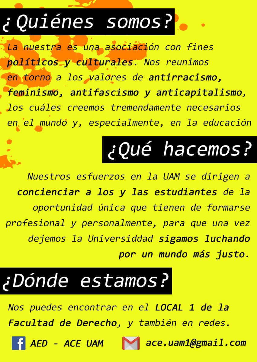 AED_UAM's tweet photo. SABES QUIENES SOMOS?? https://t.co/v0AecR0p9I