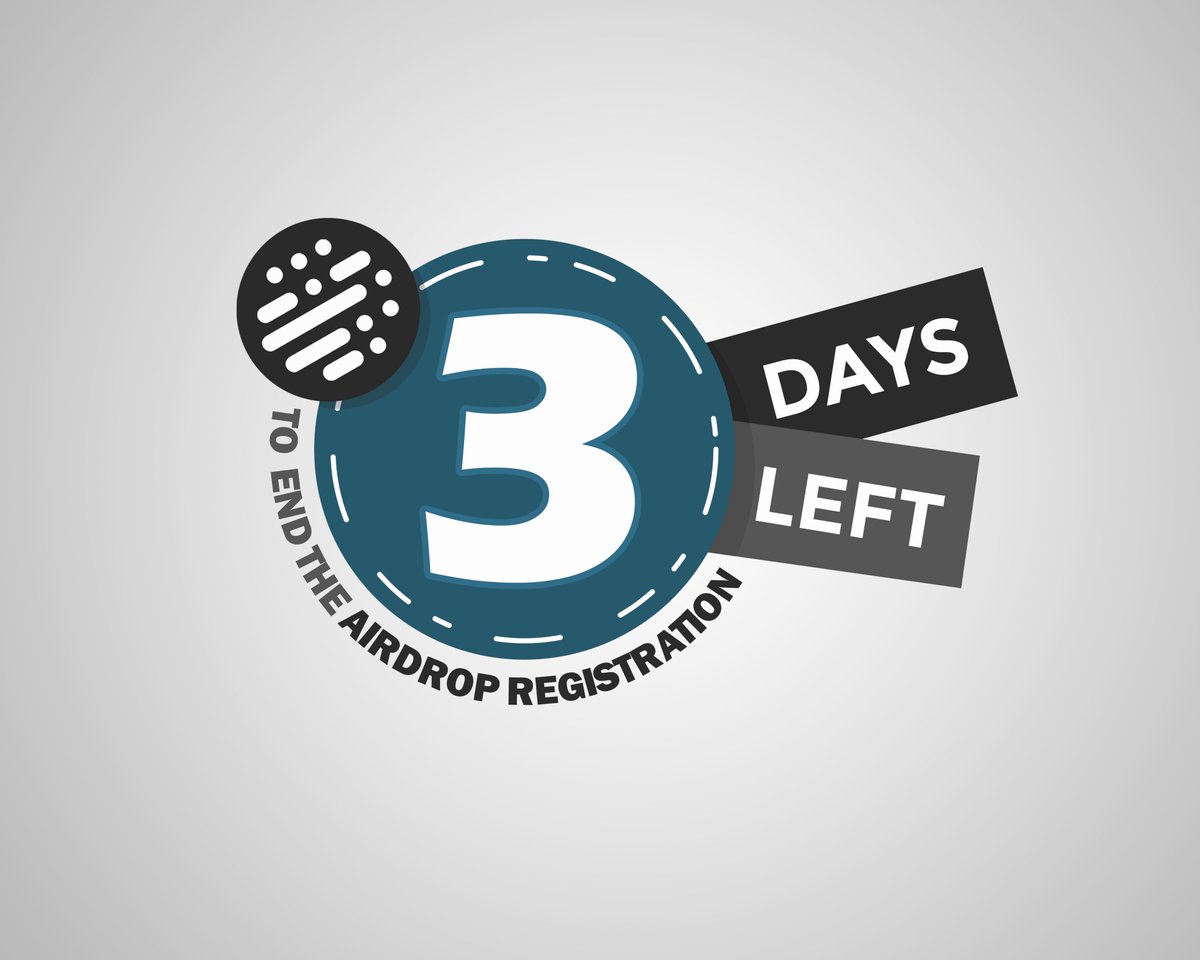 3 More Days Left to end the AD14 Registration.

Make sure you have completed the rules mentioned in the discord channel.

Join Discord - discord.gg/ddTaugN

#airdropalert #airdroplive #airdrophunters #bitcoin #crex24 #Staker #STR #POSinETH #Ethereum #cryptocurrency #bitcoin