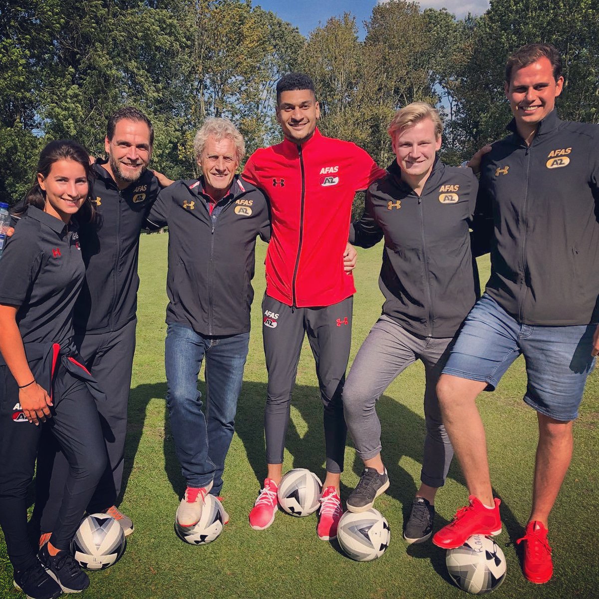 Mooie dag gehad met o.a.<a href="/BjornMaars/">Bjørn Maars Johnsen</a> en Kees Kist. Footgolf met spelers, sponsoren en staff. Bedankt <a href="/AZAlkmaar/">AZ</a> !