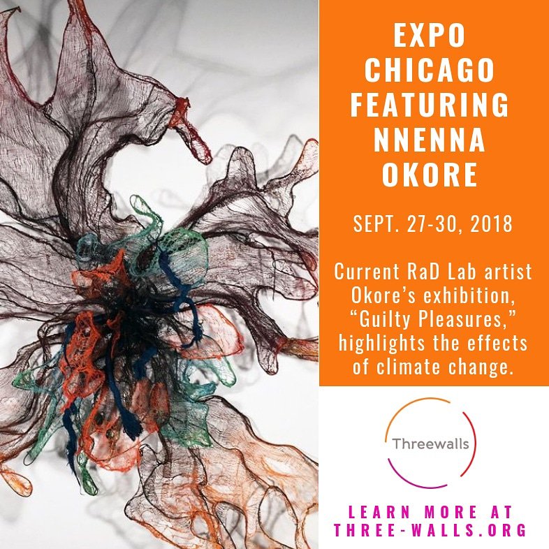 threewalls's tweet photo. We're pumped for #expochicago2018 which feat. @NnennaOkore Sept. 27-30th! #threewalls #contemporaryart https://t.co/esEyyJgOXD