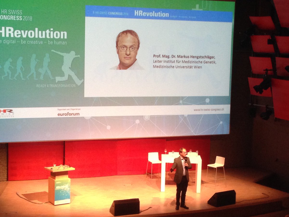 leading_live's tweet photo. Ungerichtete Bildung für eine unbekannte Zukunft. Ein Plädoyer von Prof. Markus Hengstschläger mit großem Unterhaltungswert. Ein toller Abschluss des ersten Congress-Tages auf #hrswissCongress https://t.co/1AuNvX4CS8