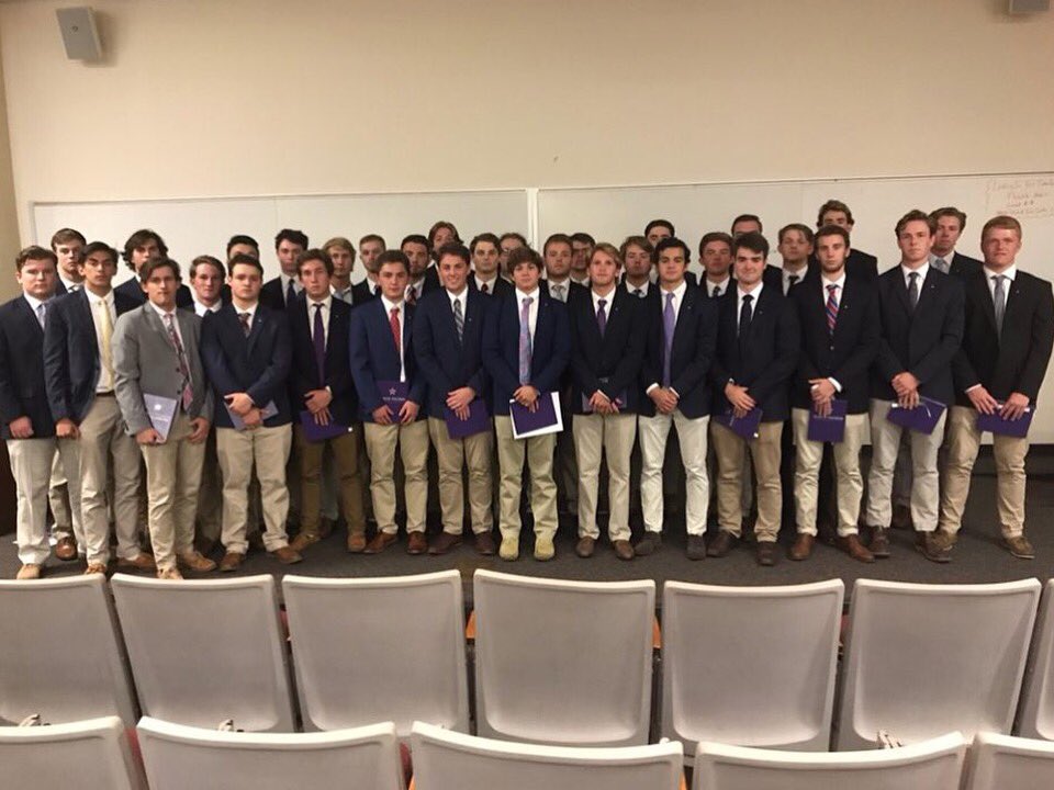Last night we welcomed our newest pledge class into our brotherhood. Welcome aboard new boys.