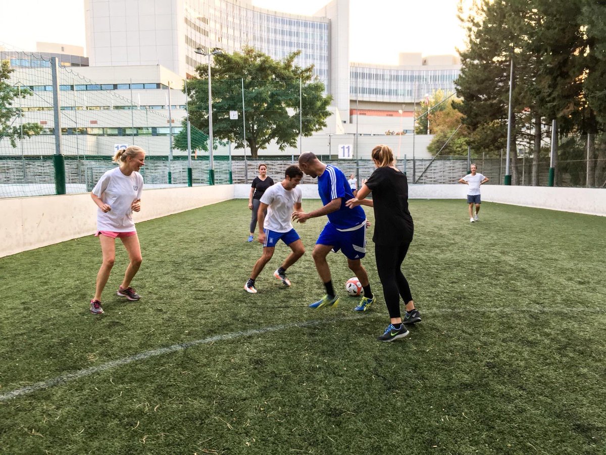 UNODC_OrgCrime's tweet photo. #WednesdayMotivation? Time for some sport to clear the mind! #teamwork #afterwork ⚽️ #football ⚽️ #teamspirit #CompetitionTime #someplayed #somewatched #allhadfun #goals 🥅 https://t.co/oX0cO6hKLA