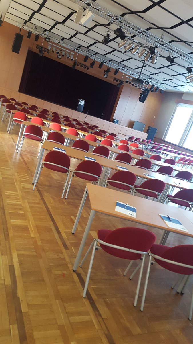 Also wir wären dann soweit. Morgen geht's los mit dem #jkpb18 "Europa neu denken!?" im Kulturhaus "Treffpunkt Europas" in #Grimmen .