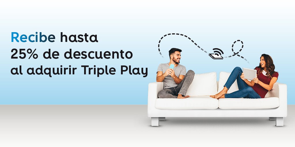 altice_do's tweet photo. Contrata #TriplePlayAltice para tu hogar con hasta 25% de descuento y disfruta de velocidades de hasta 100 megas de internet y contenido exclusivo en #TelecableAltice, y habla sin límites. 📺📞📶 https://t.co/Uej20XE8PC