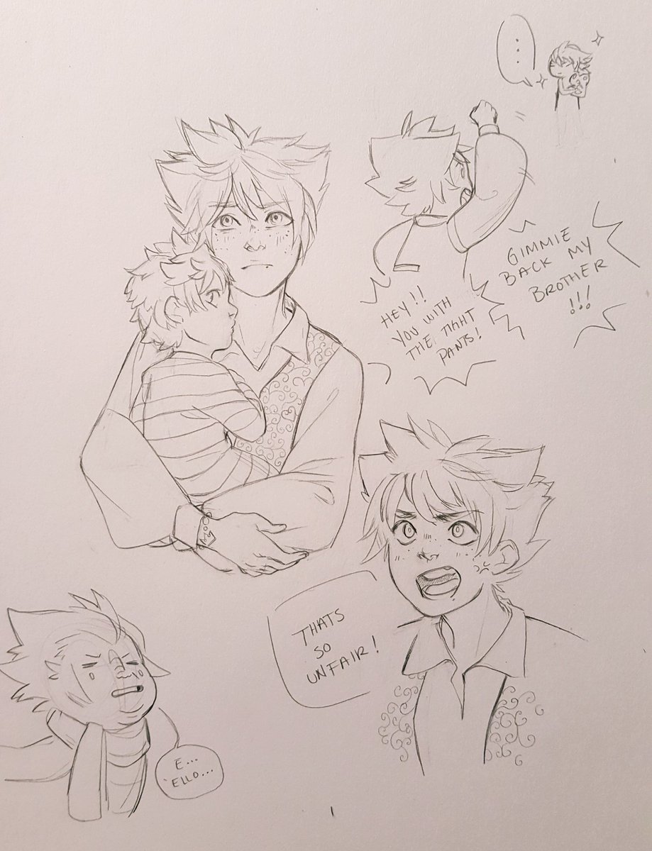 Some kingdom hearts sketchies I've done!! I really love drawing Sora~
#KingdomHearts 