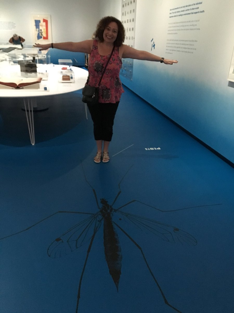 SesmaLab's tweet photo. Great outing of the Sesma Lab with @SalehLabParis to see the Germ City exhibit at the Museum of the City of New York. We just happened to also find the Rebel Women exhibit and a giant mosquito...Coincidence?? @MuseumofCityNY #WomenInScience #laboutings https://t.co/3uCYinReEh