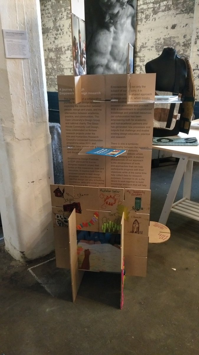 empoweringdp's tweet photo. Come to the London Design Fair @LDNdesignfair this weekend and see the design research for connections #dr4c stand. An overview of over 10yrs of @AHRCDesignLF design research. Our tate exchange artefact is also on view. https://t.co/6ypjortXW8